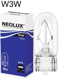 AUTO SIJALICA 24V W3W N505 NEOLUX